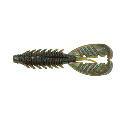 X Zone Lures Pro Series Adrenaline Craw Green Pumpkin Blue Flake