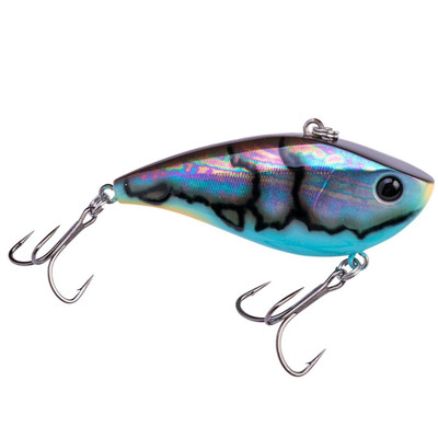 Booyah Baits Hard Knocker Lipless Crankbait Graffiti Blue Craw