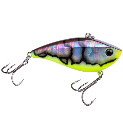 Booyah Baits Hard Knocker Lipless Crankbait Graffiti Chartreuse Craw