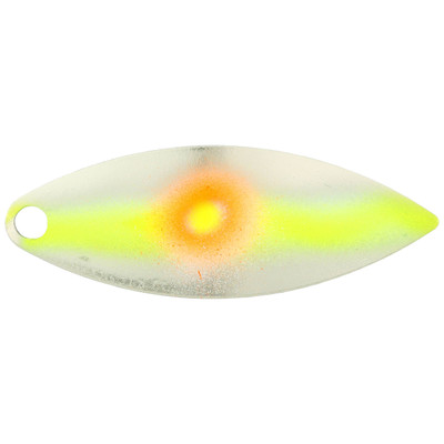 Character Lures Premium Willow Blades Chartreuse Affliction