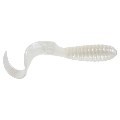 Mister Twister LB20-10 Lil' Bit Curly Tail Grub, 1, Chartreuse, Multi, One  Size