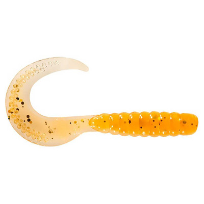 Mister Twister Curly Tail Grubs Clear/Goldfish