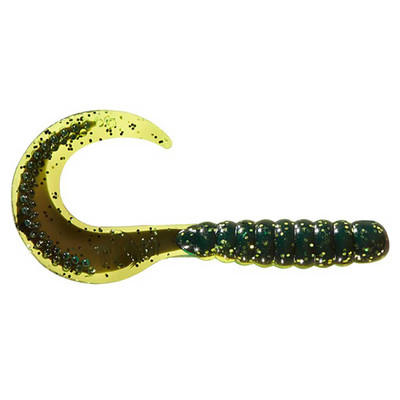 Mepps Black Fury Mister Twister Curly Tail Combo Inline Spinner - Chartreuse  Dot, 1/4oz