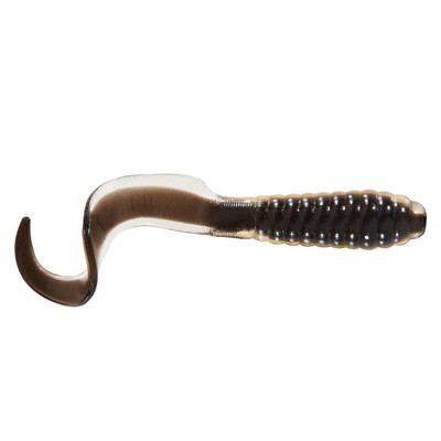 50/pack Pearly ELECTRIC GRASSHOPPER 3 Garlic Grubs Curly Twister Tail  Fishing Lure Plastic Soft Bait 