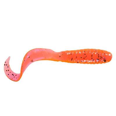 Mister Twister LB20-10RS Lil' Bit Curly Tail Grub 1 Chartreuse Red