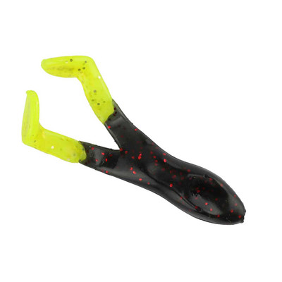 Frog Factory Ribbit Runt Black-Red Flake/Chartreuse-Gold Flake