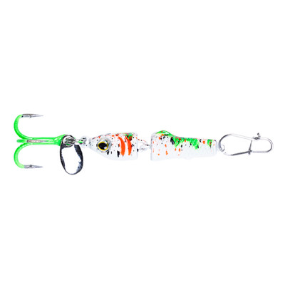 Clam CPT Jointed Pinhead Pro PT Jigging Mino Glow White/Chart Koi