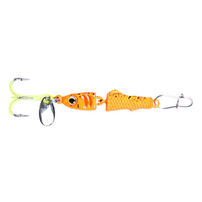 Clam CPT Jointed Pinhead Pro PT Jigging Mino Glow Orange Koi
