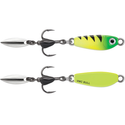 VMC Bladed Bull Spoon Glow Slimy Lime
