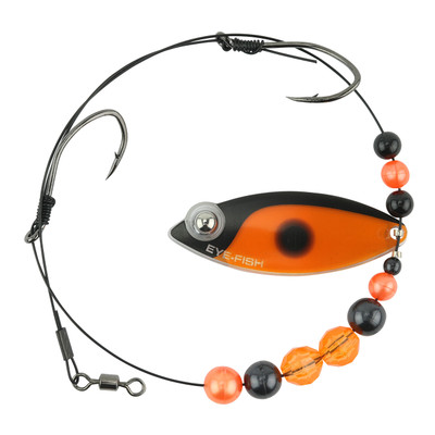 Eye-Fish Premium Single Willow Blade Worm Harness Darter - Copper Back