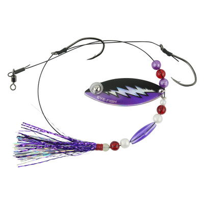 Eye-Fish Premium Single Willow Blade Worm Harness Steal Your Fish - Copper Eye Fly