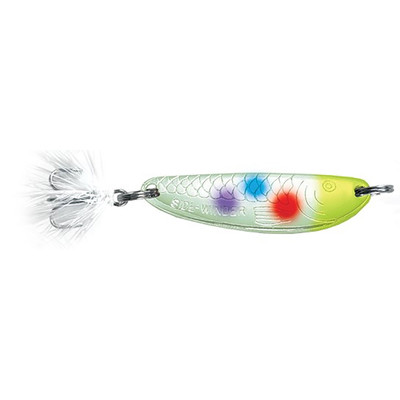 Acme Tackle Ice-Winder Flutter Spoon Wonderbread - Moonshine Glow