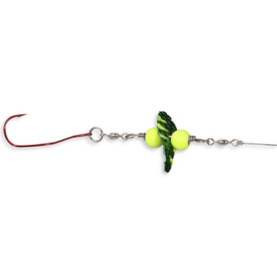 PK Lures Vortex Jr. Live Bait Spinner Rig Green