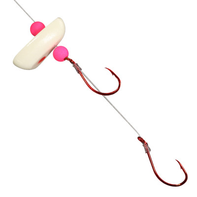 PK Lures Wobbler Live Bait Rig White
