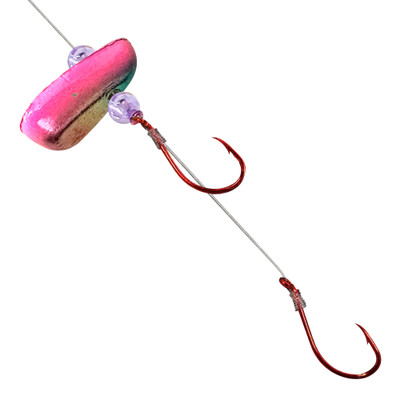 PK Lures Wobbler Live Bait Rig Pink Hologram