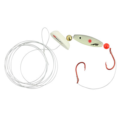 PK Lures Wobbler Pro Series Live Bait Rig White