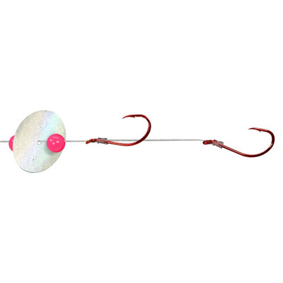 PK Lures Dakota Disc Live Bait Spinner Rig White