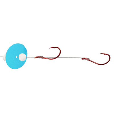 PK Lures Dakota Disc Live Bait Spinner Rig Blue Metallic
