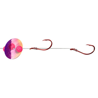 PK Lures Dakota Disc Live Bait Spinner Rig Purple Metallic