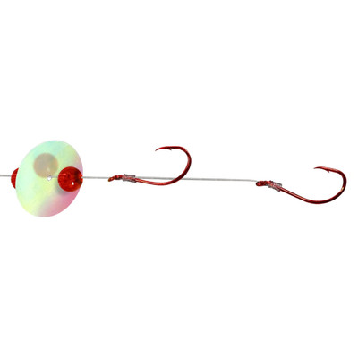 PK Lures Dakota Disc Live Bait Spinner Rig Silver Metallic
