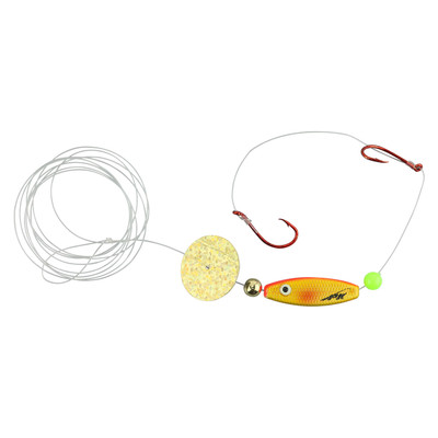 PK Lures Pro Series Dakota Disc Live Bait Spinner Rig Gold