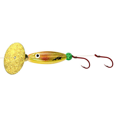 PK Lures Pro Series Dakota Disc Live Bait Spinner Rig Gold