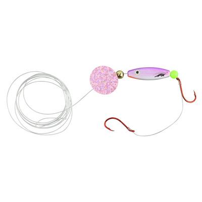 PK Lures Pro Series Dakota Disc Live Bait Spinner Rig Purple