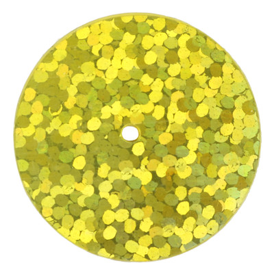 PK Lures Dakota Disc Yellow Glitter