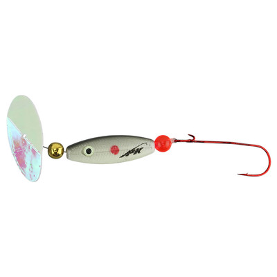 PK Lures Pro Series Reeff Rig Hologram White