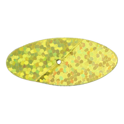 PK Lures Reeff Rig Blades - Yellow Glitter