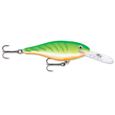 Rapala Shad Rap Green Tiger UV