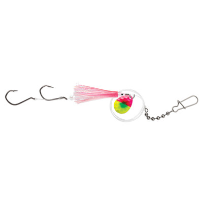 Luhr-Jensen Jensen Spin 3.5 TechSet Flash Gold Pink Chartreuse Green Dot
