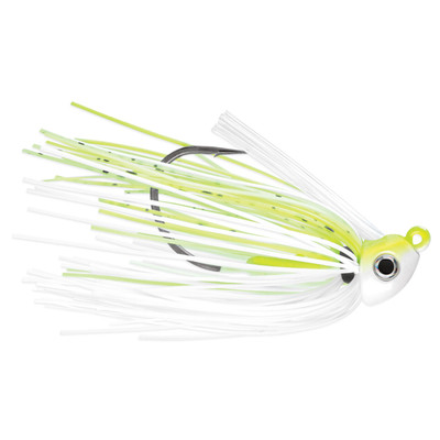 VMC Heavy Duty Swim Jig Chartreuse and White Shad
