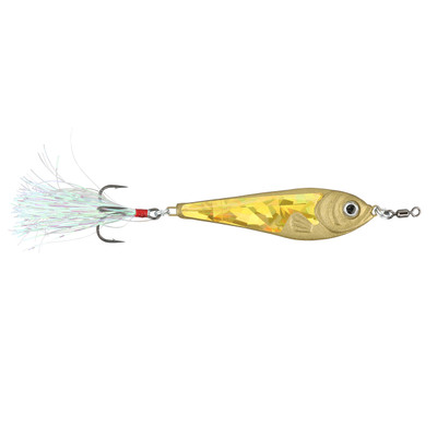 Nichols Lures DUH Jigging Spoon Shattered Glass Gold