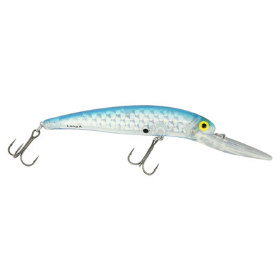 Bomber 25A Long Deep Diver Silver Prism-Blue