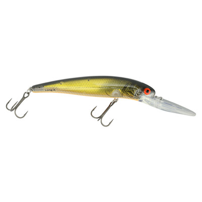 Bomber 25A Long Deep Diver Chartreuse Flash-Black-Orange