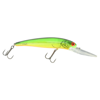 Bomber 25A Long Deep Diver Fire River Minnow