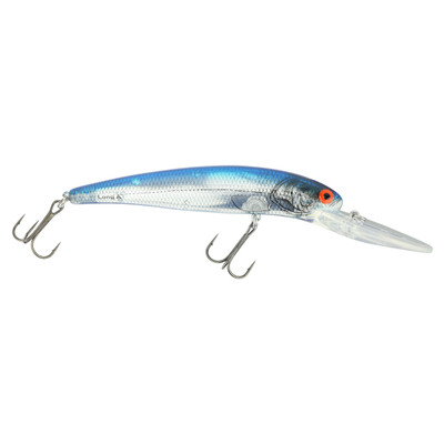 Bomber 25A Long Deep Diver Silver Flash-Blue