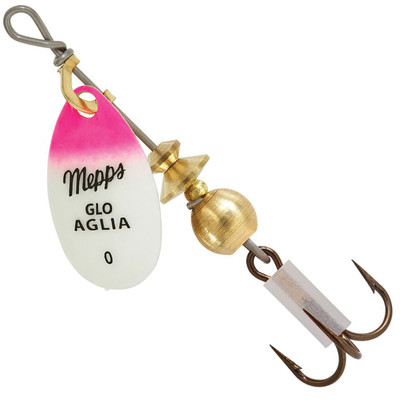 Mepps Plain Aglia Spinner Glo Pink
