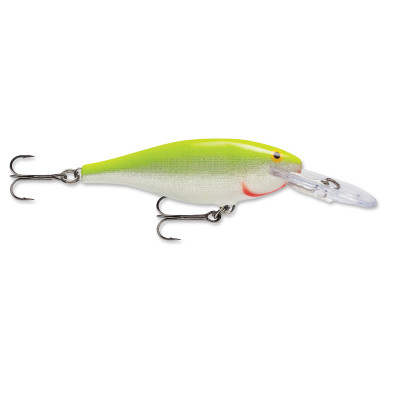 Rapala Shad Rap Silver Fluorescent Chartreuse