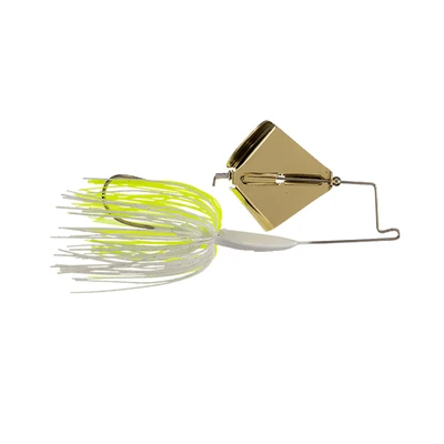 Buckeye Buzzerk Buzzbait - White And Chartreuse w/ Gold Blade