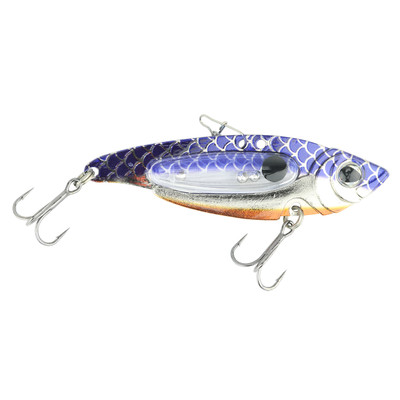 Walleye Nation Creations Rip-N-Rattle Blade Bait Blue Chrome