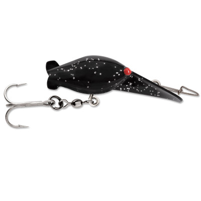 Luhr Jensen Hot Shot MJ-Black-Holo Glitter