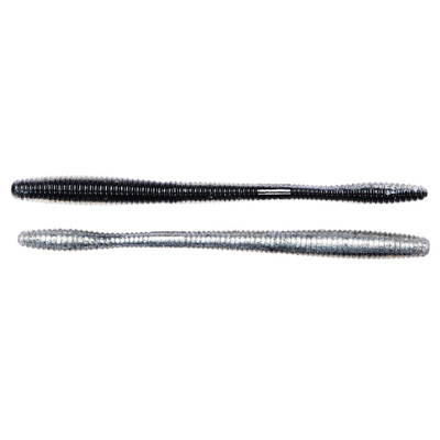 LIVETARGET ICT Straight Tail Worm Black / Silver