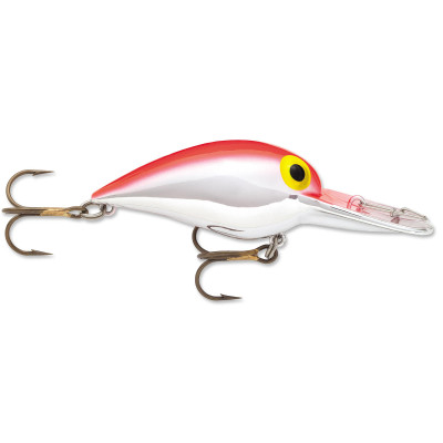 Storm Original Wiggle Wart Crankbait Metallic Silver- Fluorescent Red Back