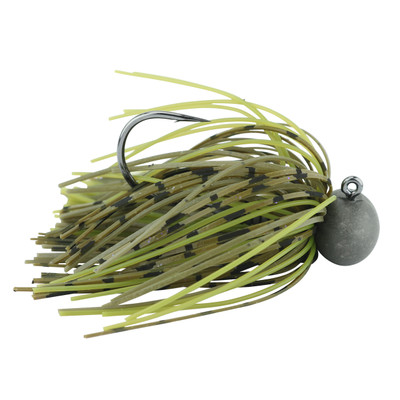 Beast Coast Hand-Tied Tungsten Compound O.W. Sniper Football Jig Pumpkin