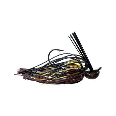 Greenfish Tackle Big Rubber Jig Toxic Craw