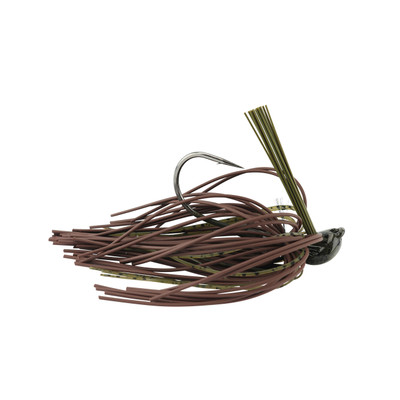Greenfish Tackle Big Rubber Jig Green Pumpkin
