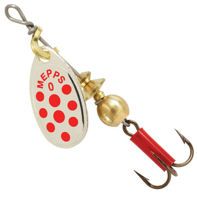 Mepps Plain Aglia Spinner Red Dot