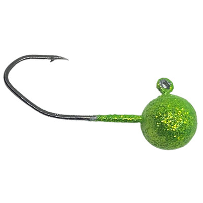 Bonehead Disco Jig Head Disco Lime